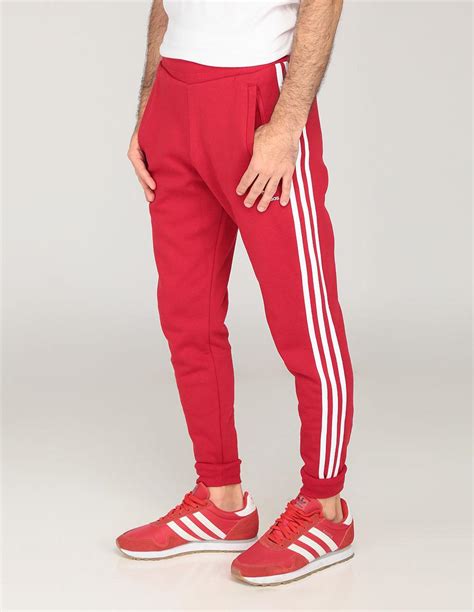 pants adidas rojo hombre completo